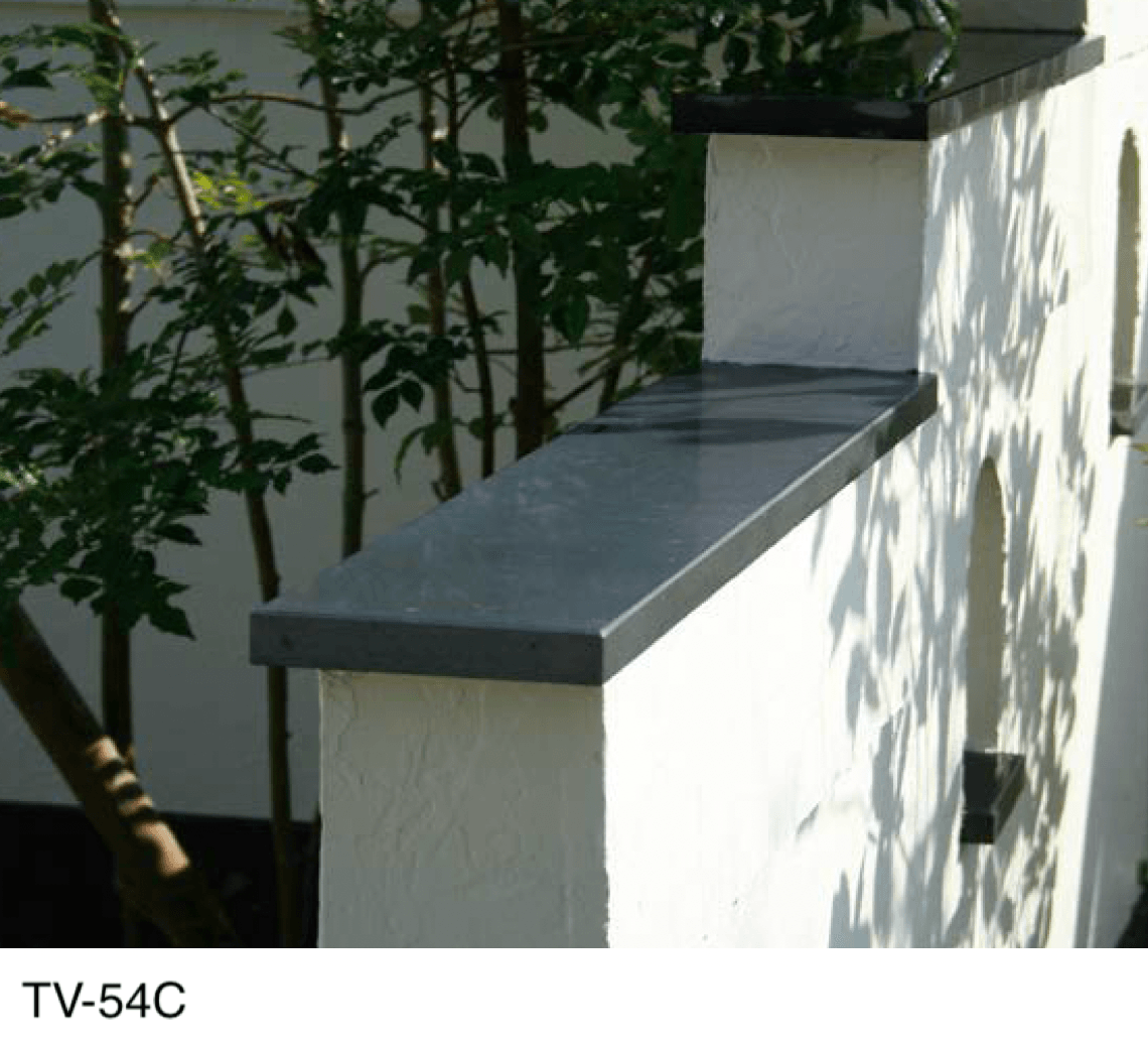 アイランドの「笠石 水磨きタイプ」