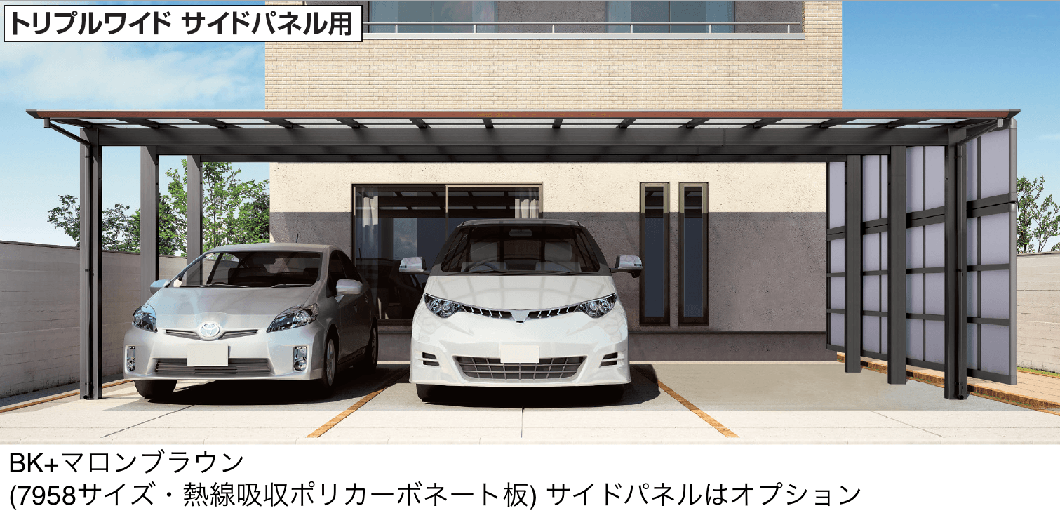 四国化成の「スマートポートR トリプルワイド(サイドパネル用)」