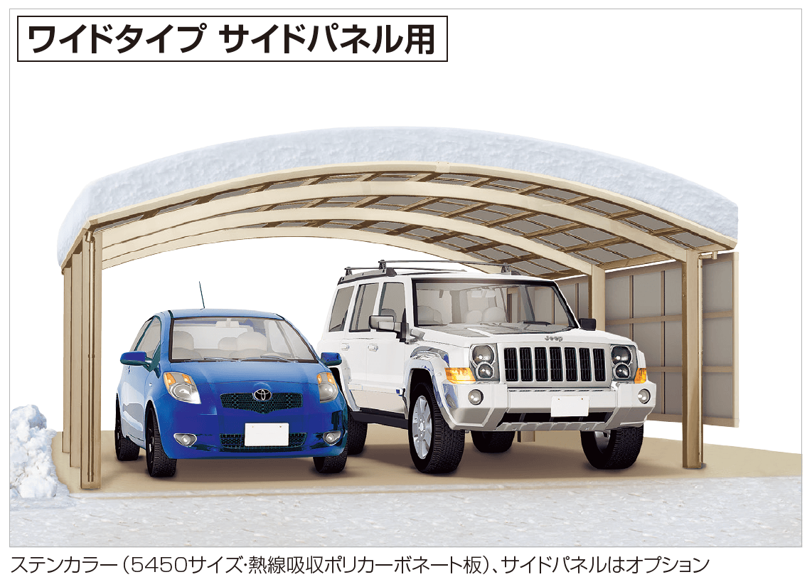 四国化成の「バリューポートHG 1500N/㎡仕様ワイドタイプ(サイドパネル用)」