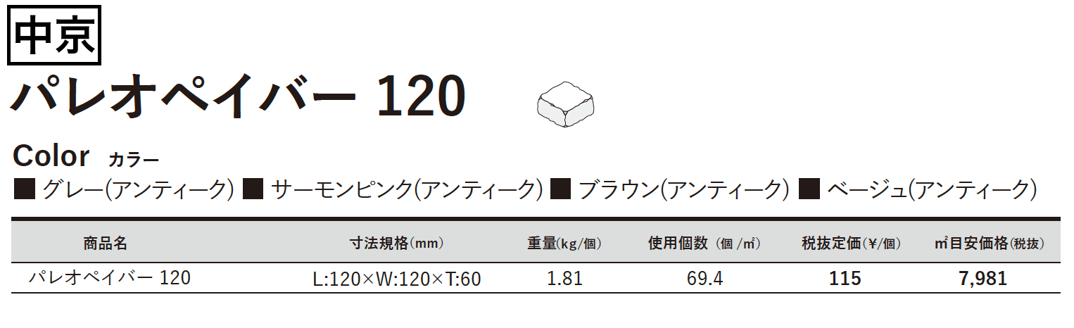 パレオペイバー120【2023年版】_価格_3