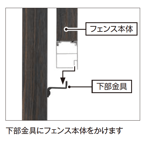 タカショーの「フリーポール(エバーアート®フェンス/センシア/防音タイプ/密横板貼デザイン/デザイナーズスタイル®フェンス)」のサブ画像1