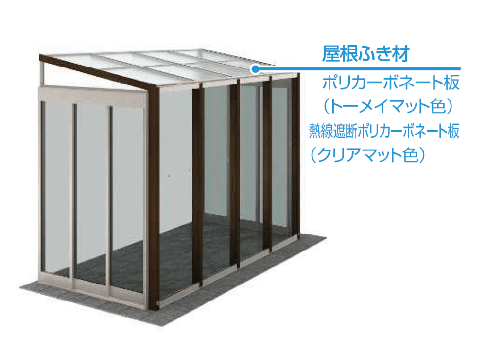 YKK APの「アウタールーフ ガーデンルームタイプ 基本【2024年版】」のサブ画像1