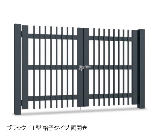 三協アルミの「フレラインフォルテ1型 格子タイプ かんぬき錠」のサブ画像2