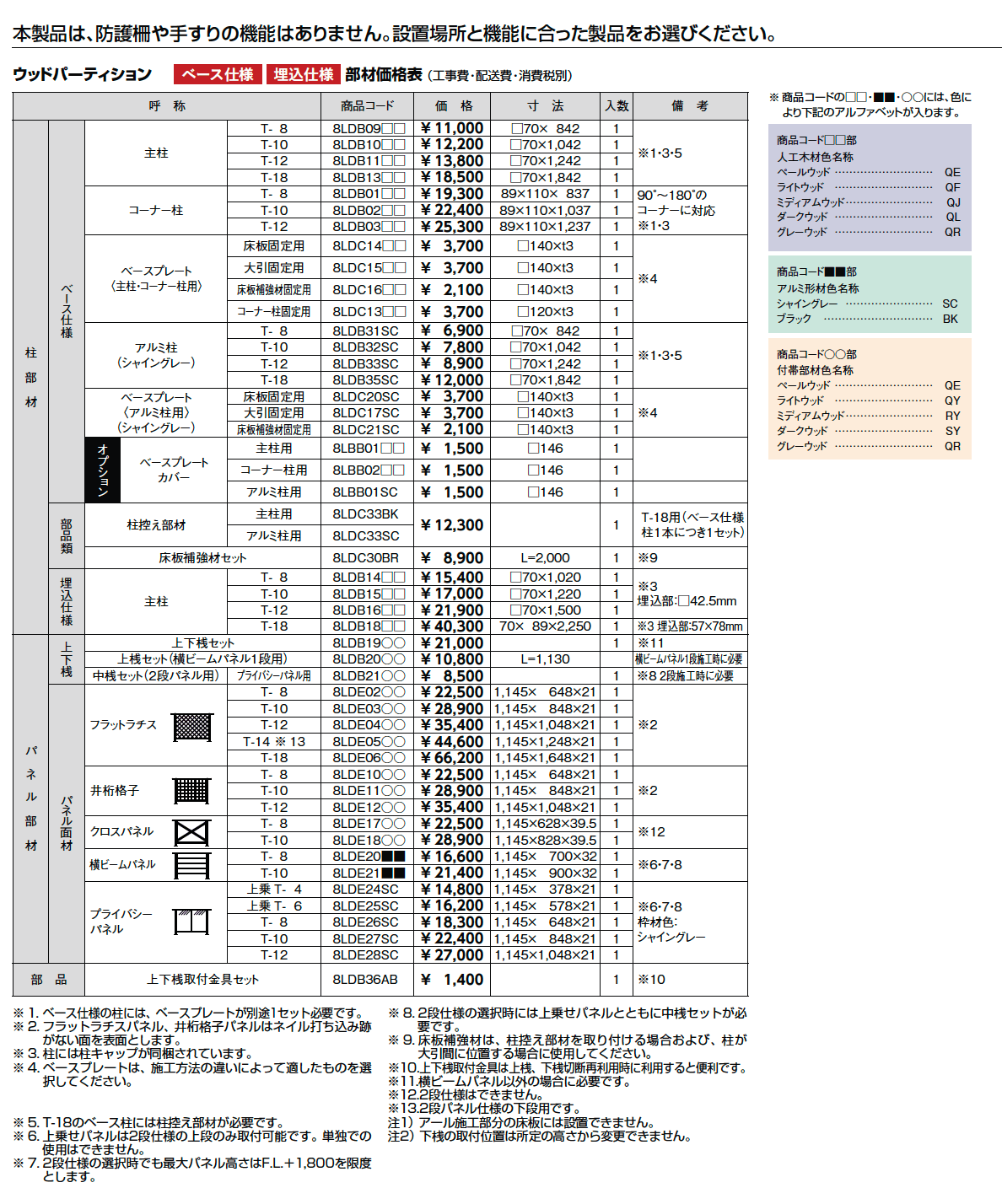 ウッドパーティション【2024年版】_価格_1