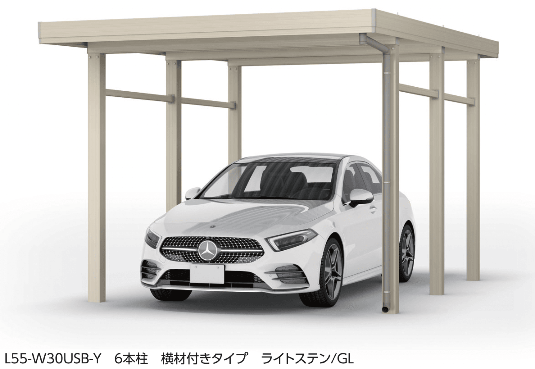 大仙の「SSポートGⅢ 積雪100cm 基本セット/1台用 DXタイプ」