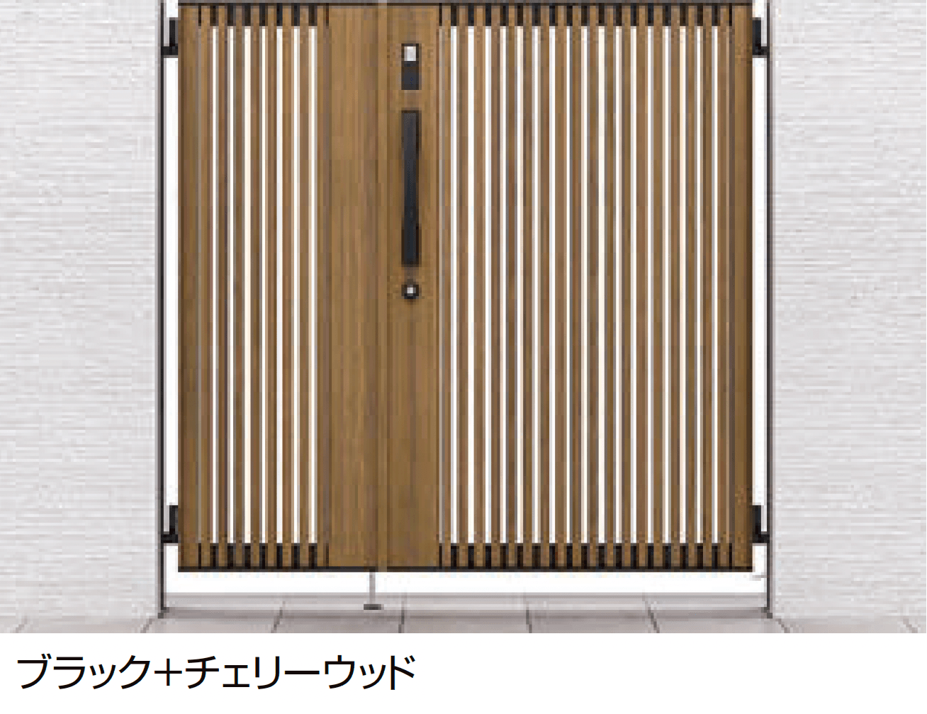 LIXILの「開き門扉AB スマートロックシステム FamiLock ウッディTS1型」のサブ画像1