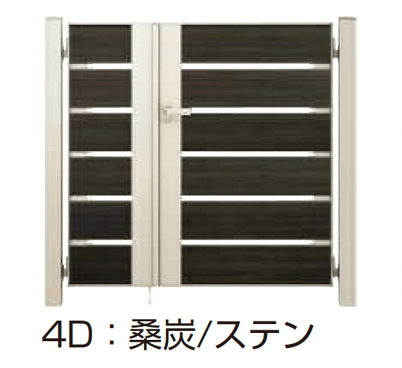 YKK APの「ルシアス 門扉 YS4型 横スリット【2025年6月発売】」のサブ画像7