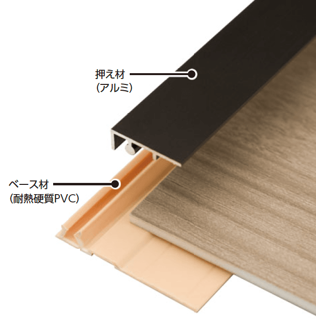 タカショーの「エバーアートボード®︎ 嵌合式見切材」