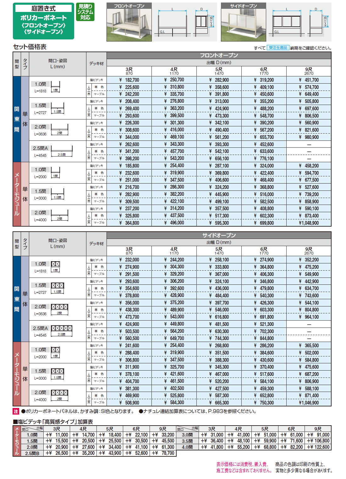 オルネ(庭置き式 ポリカーボネート〈フロントオープン〉)【2024年版】_価格_1