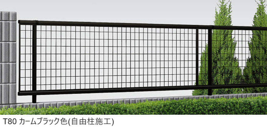 YKK APの「シンプレオ フェンス M2型:たて井桁メッシュ」のサブ画像1
