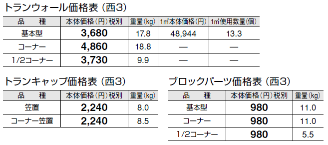 トランウォール【2024年版】_価格_5