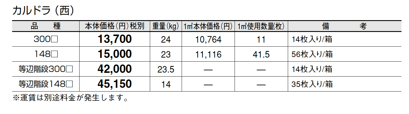 カルドラ_価格_2