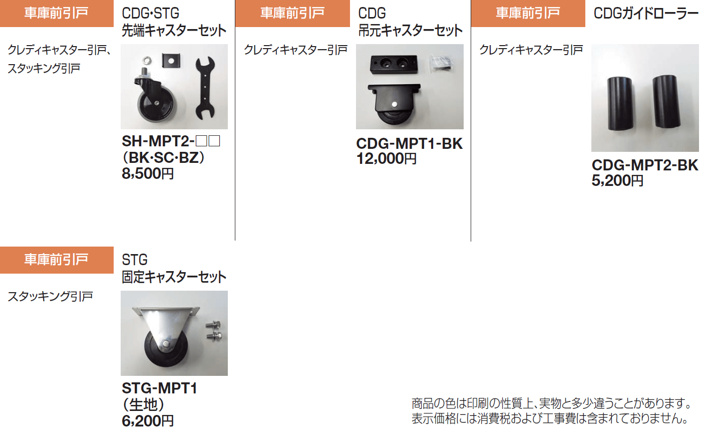 キャスター・車輪 車庫前引戸用【2024年版】_価格_1