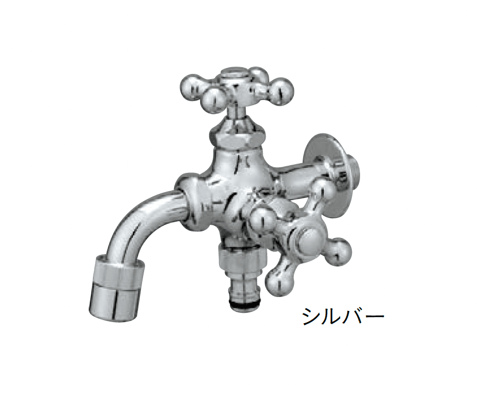 ユニソンの「プレーンフォーセット ツイン(日本水道協会認定品)」