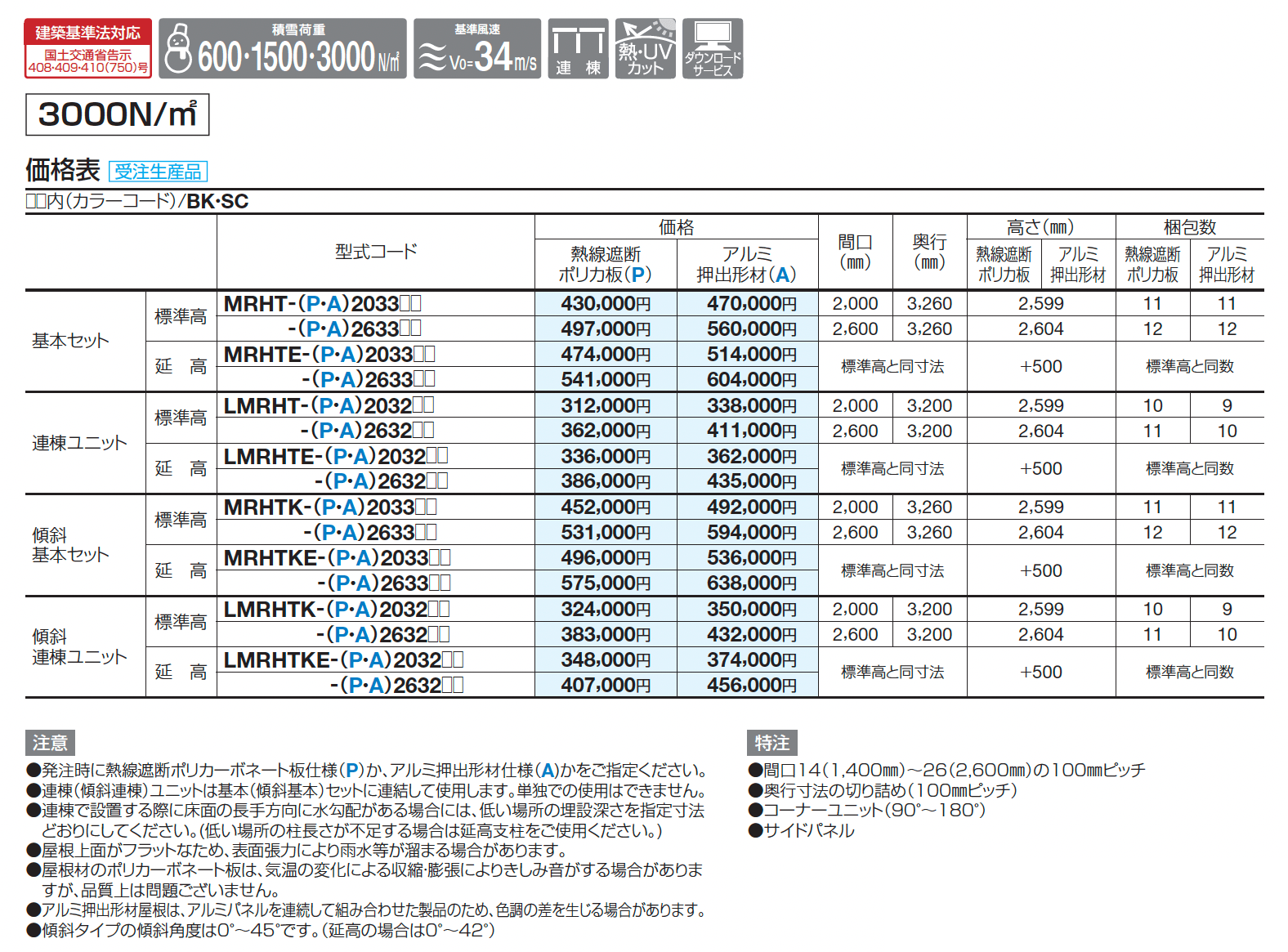 メリールーフHタイプ 3000N/㎡_価格_2