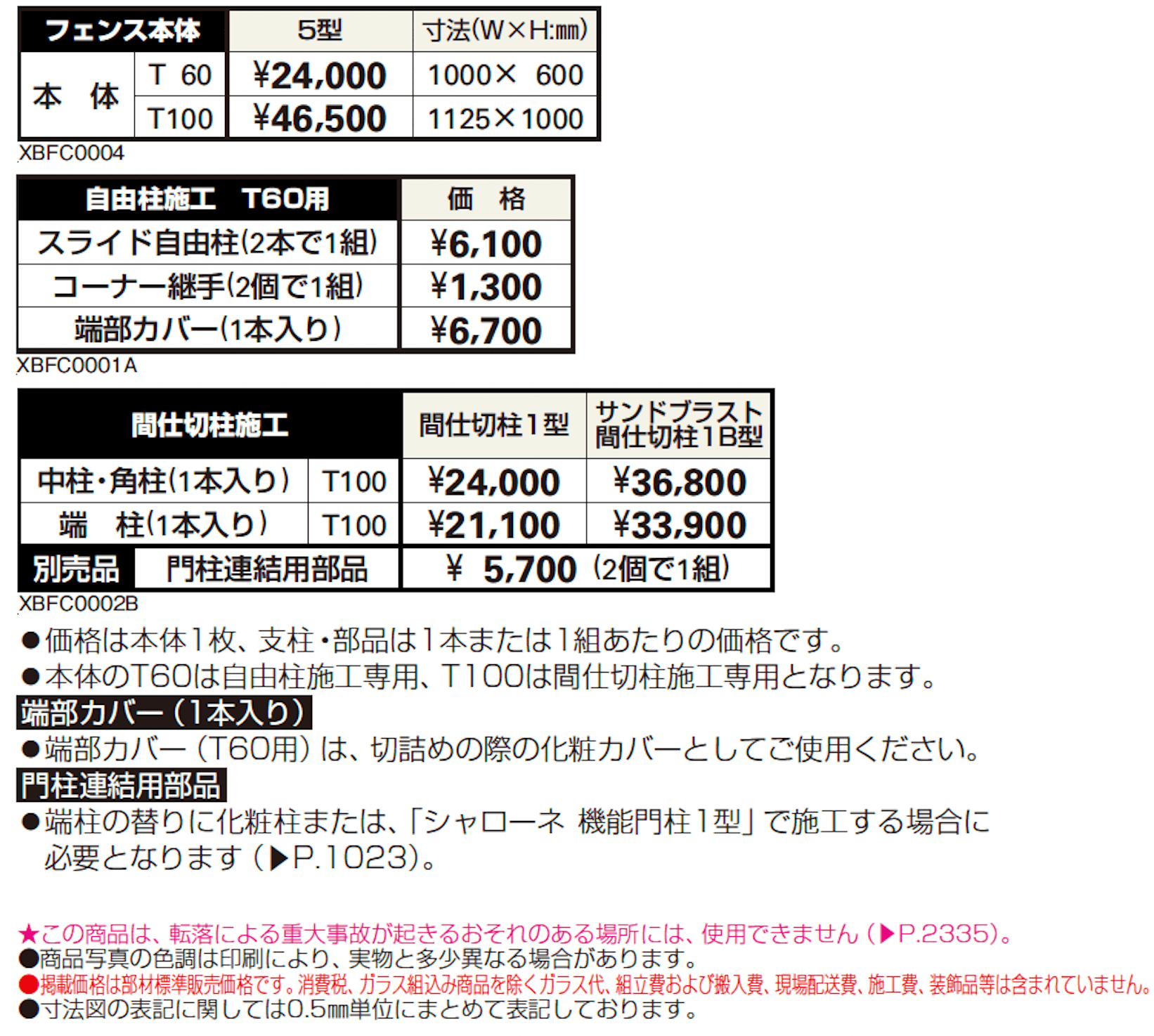 シャローネ シリーズ トラディシオン フェンス5型【2024年版】_価格_1