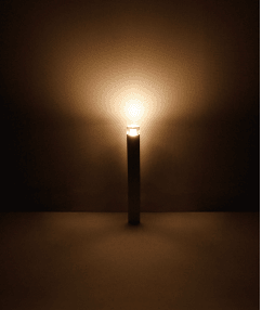 タカショーの「エバーアートポールライト 拡散光 ガラスブロック 14型/20型」