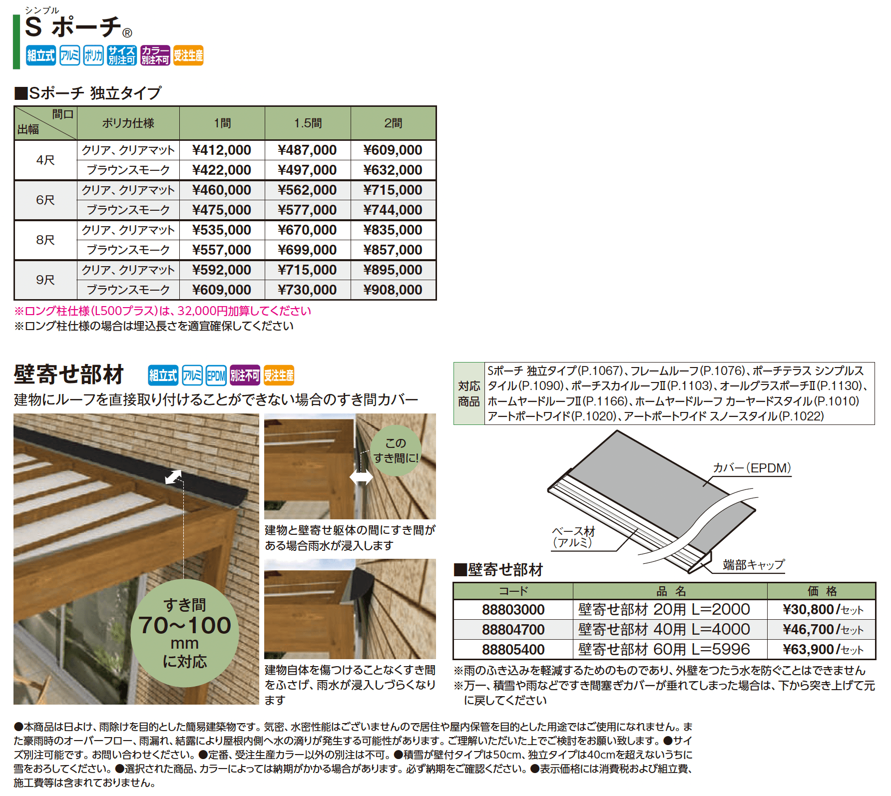 Sポーチ®︎(独立タイプ)_価格_1