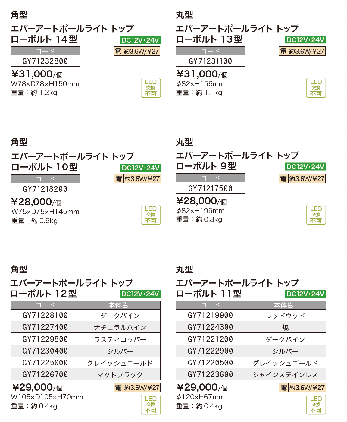 エバーアートポールライト トップ【2024年版】_価格_1