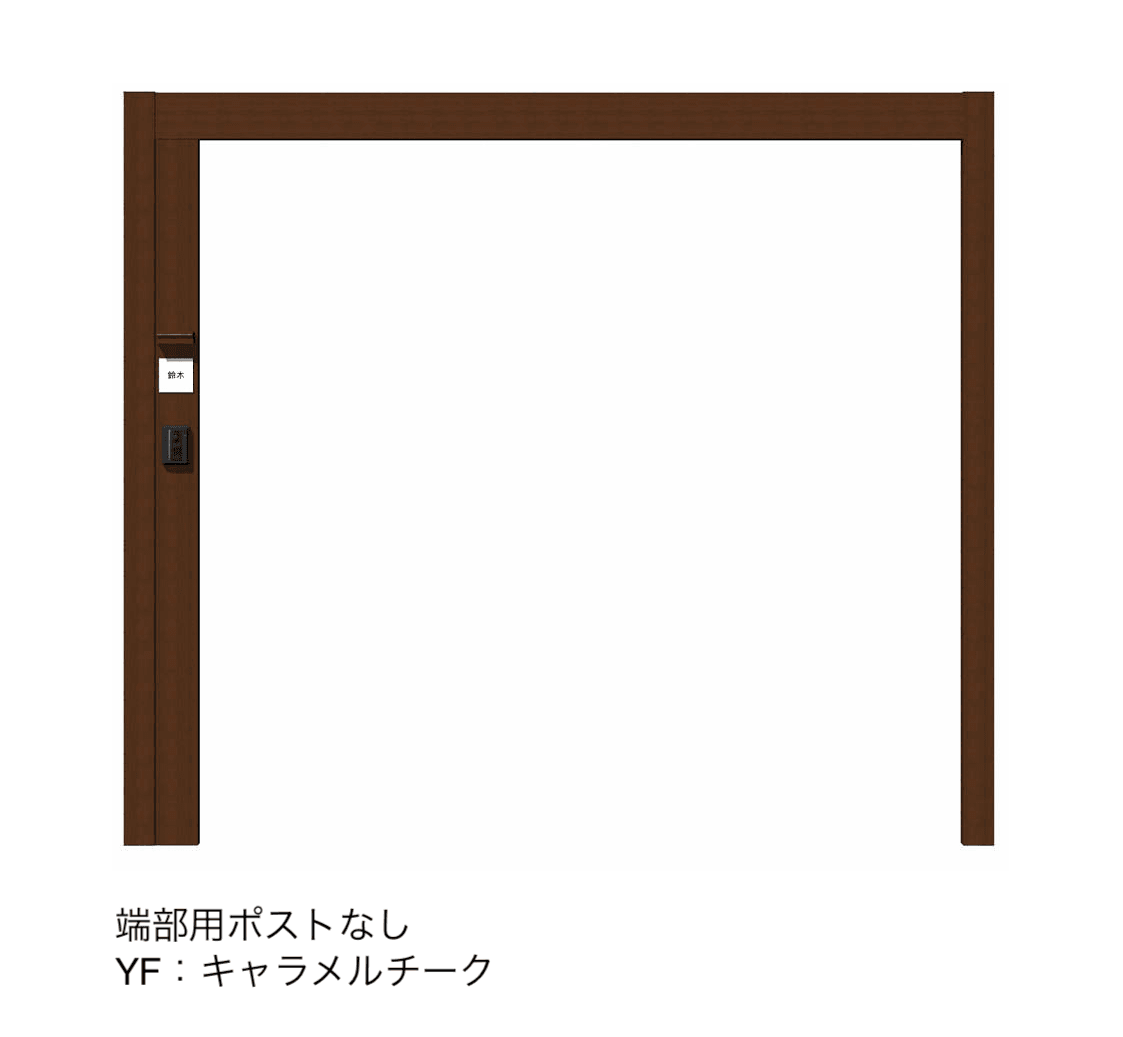 YKK APの「リレーリア 機能パネル たて型タイプ〈W140〉(フロントフレーム用)」のサブ画像2