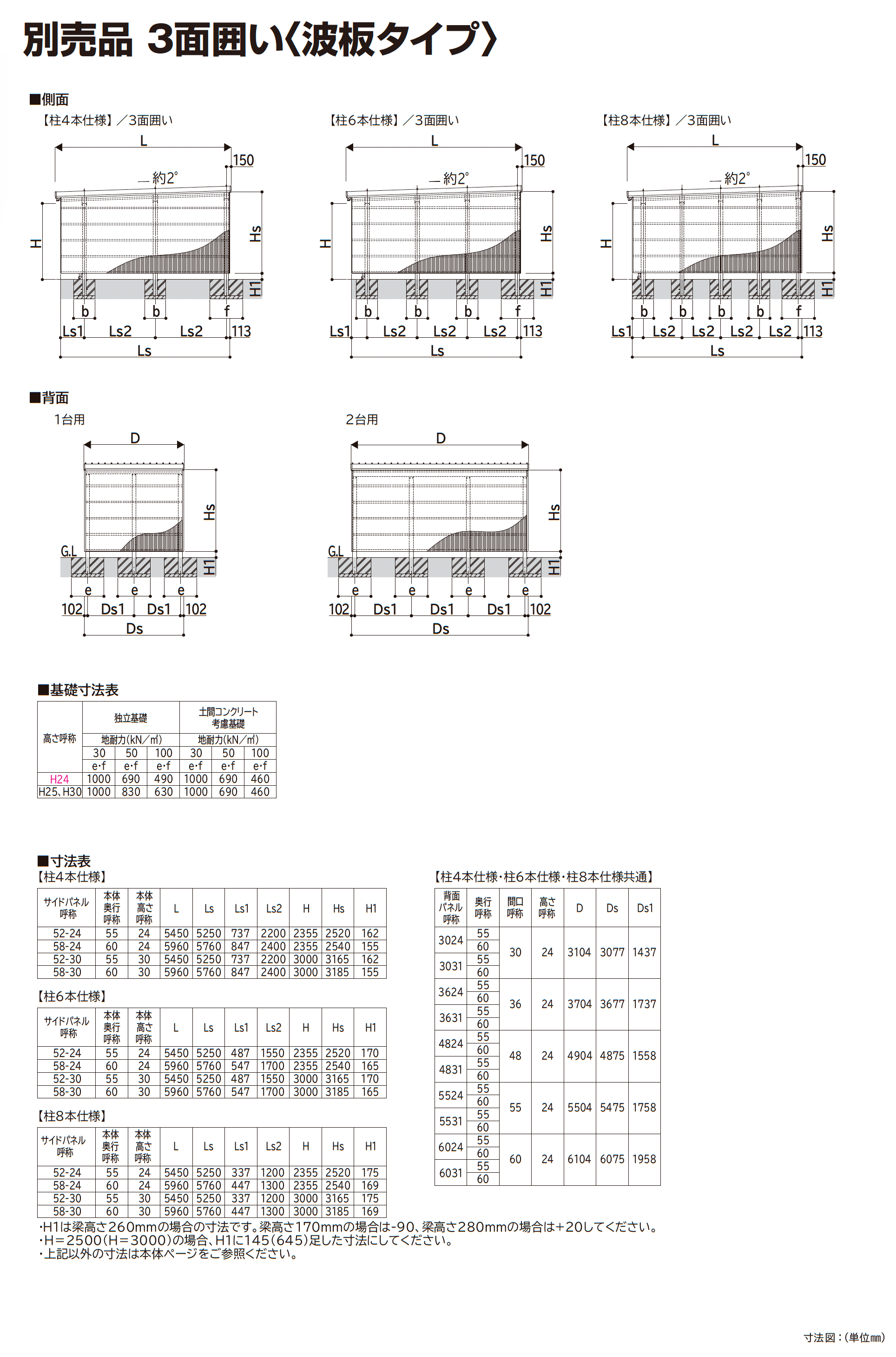 ジーポートPro/Pro G 3000タイプ 2台用 (単体/奥行延長/間口延長/奥行連結)【2025年版】_価格_13