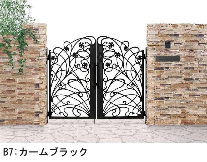 YKK APの「〔ピタットKey システム〕電気錠付 シャローネ 門扉シリーズ EA01型【2024年版】」のサブ画像1