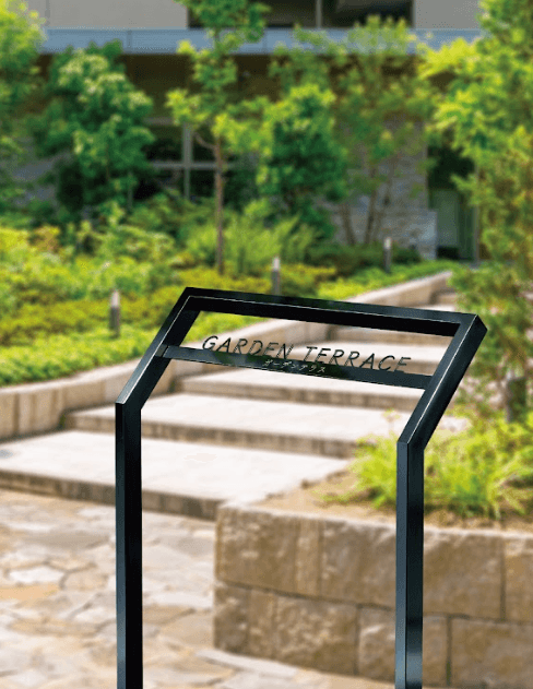 福彫の「【館銘板・商業サイン】自立式サイン ステンレス【2024年版】」のサブ画像3