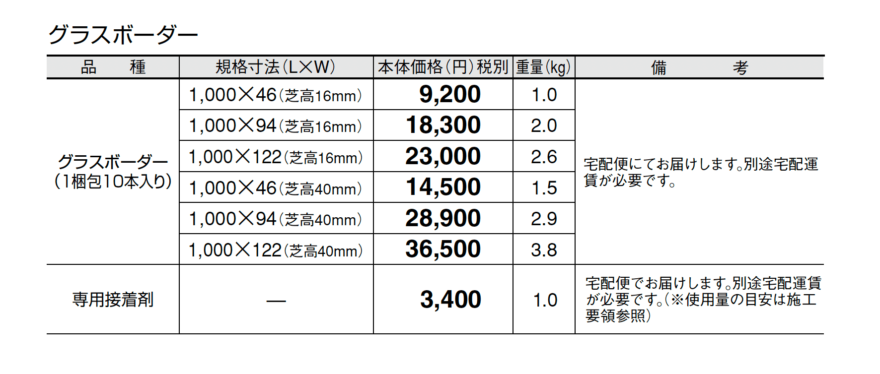 グラスボーダー_価格_1