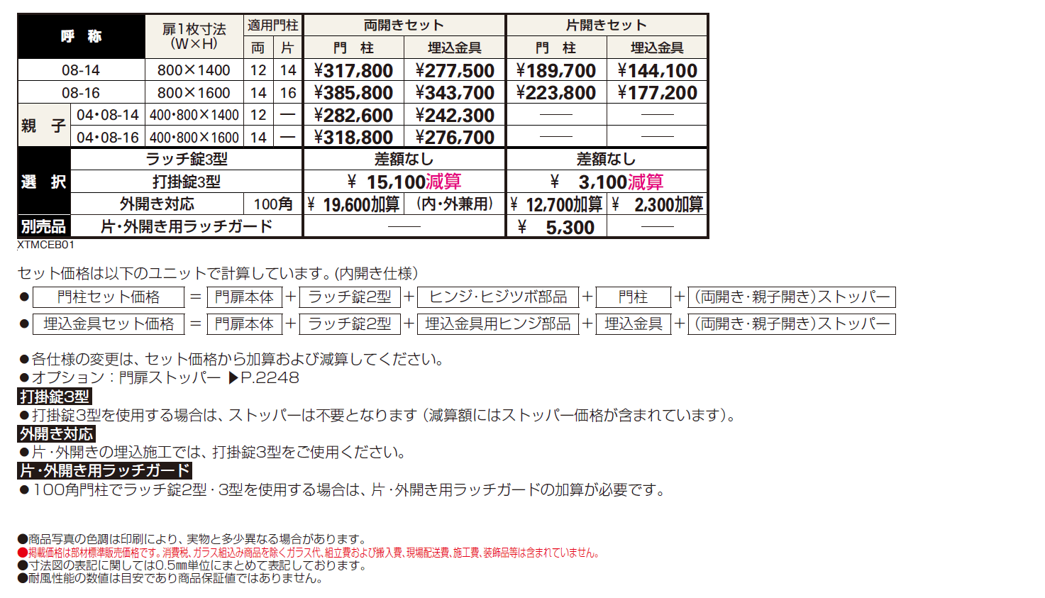 シャローネ 門扉EB01型【2024年版】_価格_1