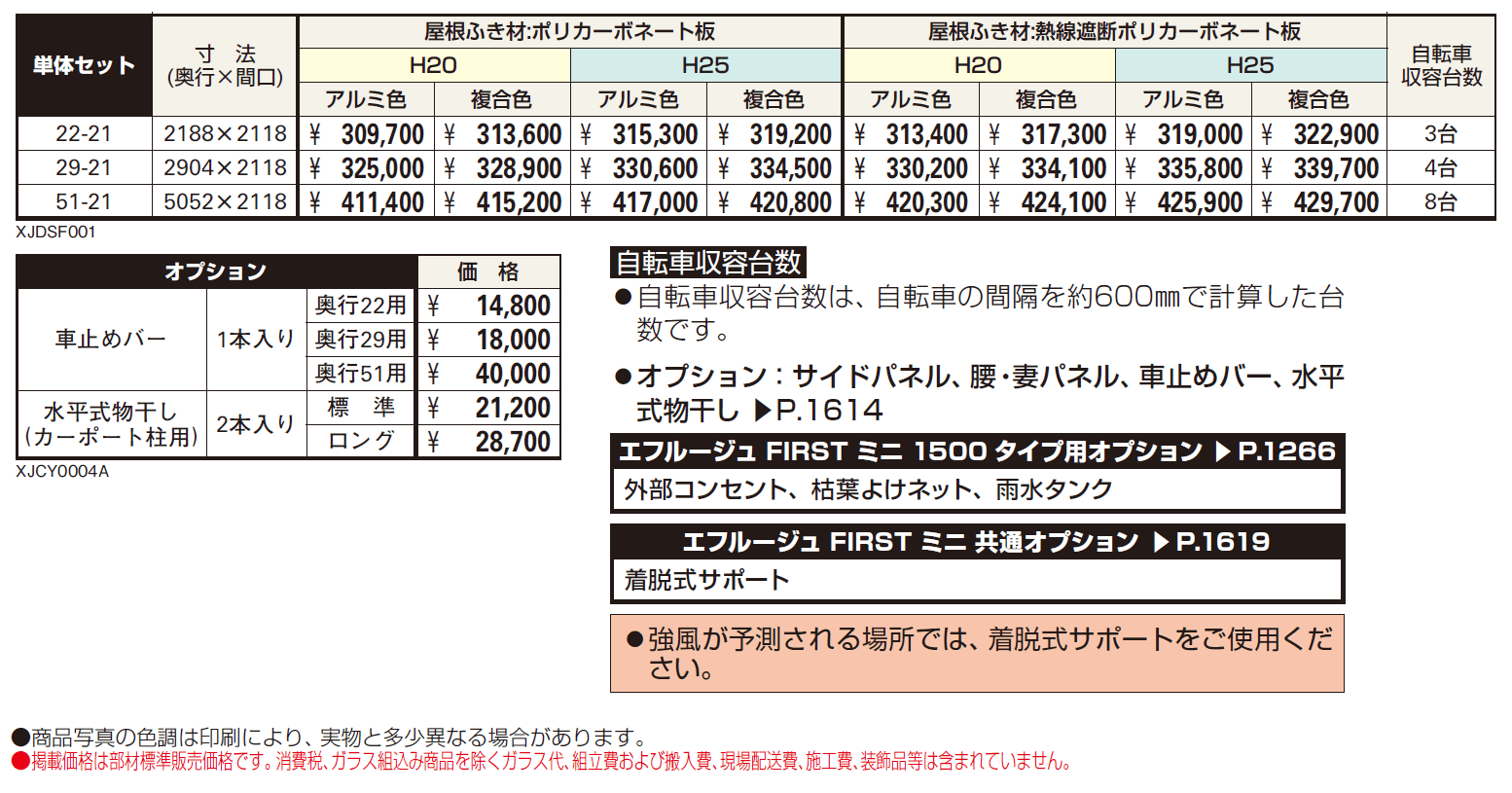 エフルージュ FIRST ミニ 1500タイプ 単体セット【2024年版】_価格_1