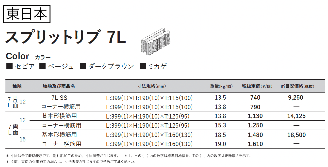 スプリットリブ 7L_価格_1