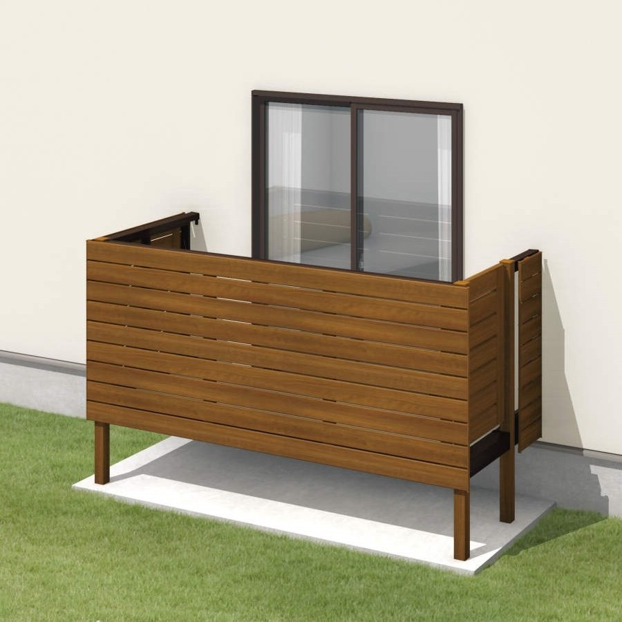 三協アルミの「オルネ(庭置き式 横格子〈フルクローズ〉)」