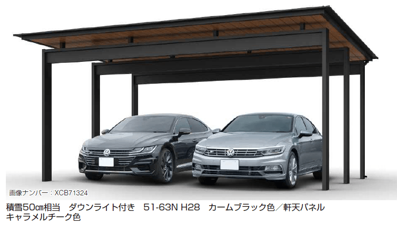 YKK APの「エクスティアラ ルーフ 1500タイプ 単体セット (2台用)【2024年版】」