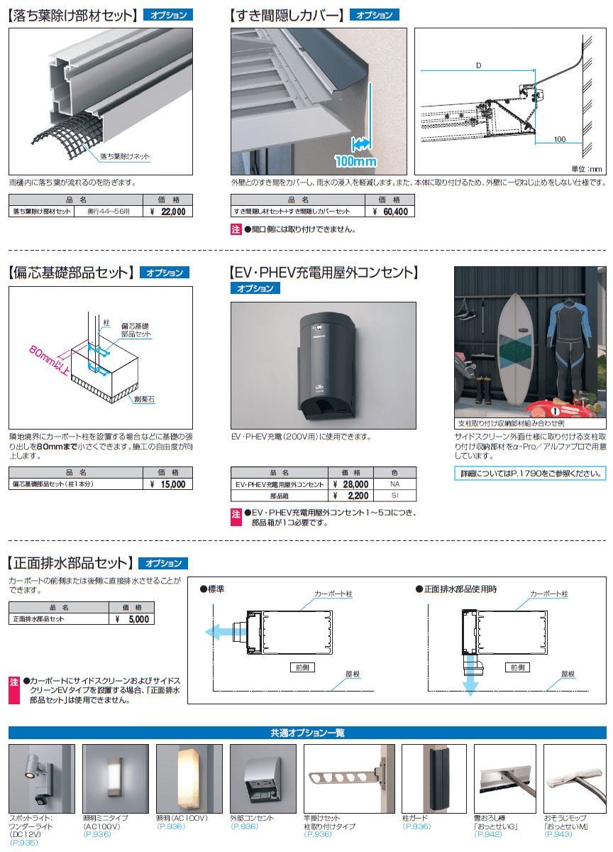 カーポート FⅡ (片支持タイプ)【2024年版】_価格_5