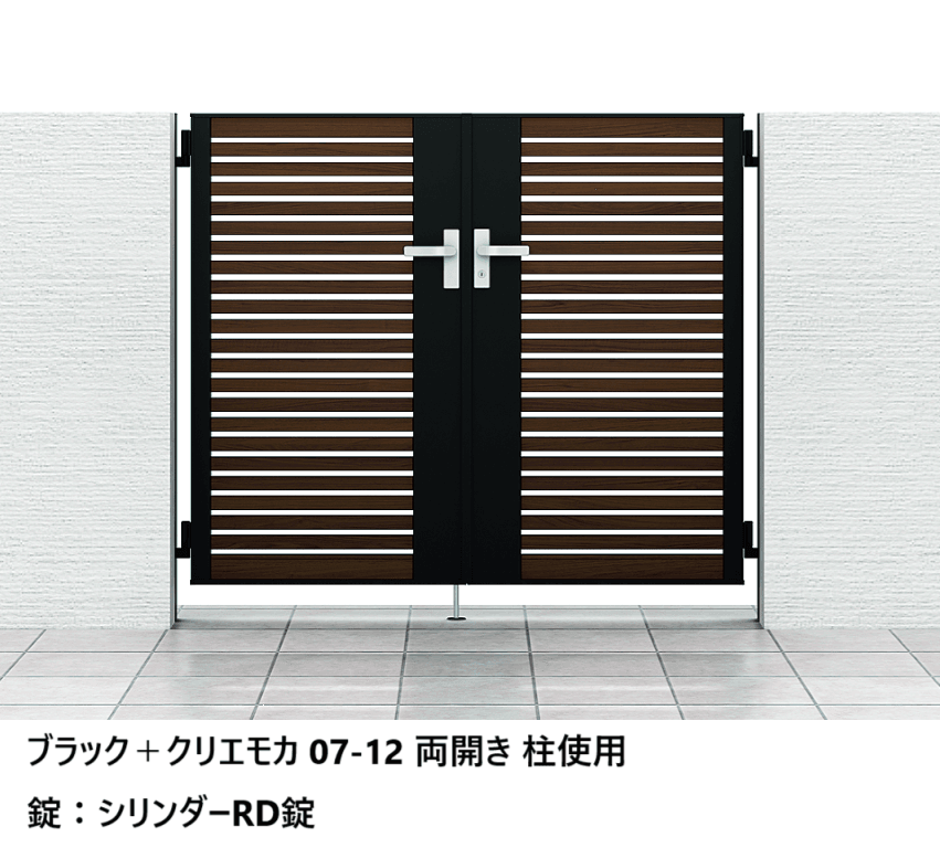 LIXILの「開き門扉AB ウッディYS1型」のサブ画像5