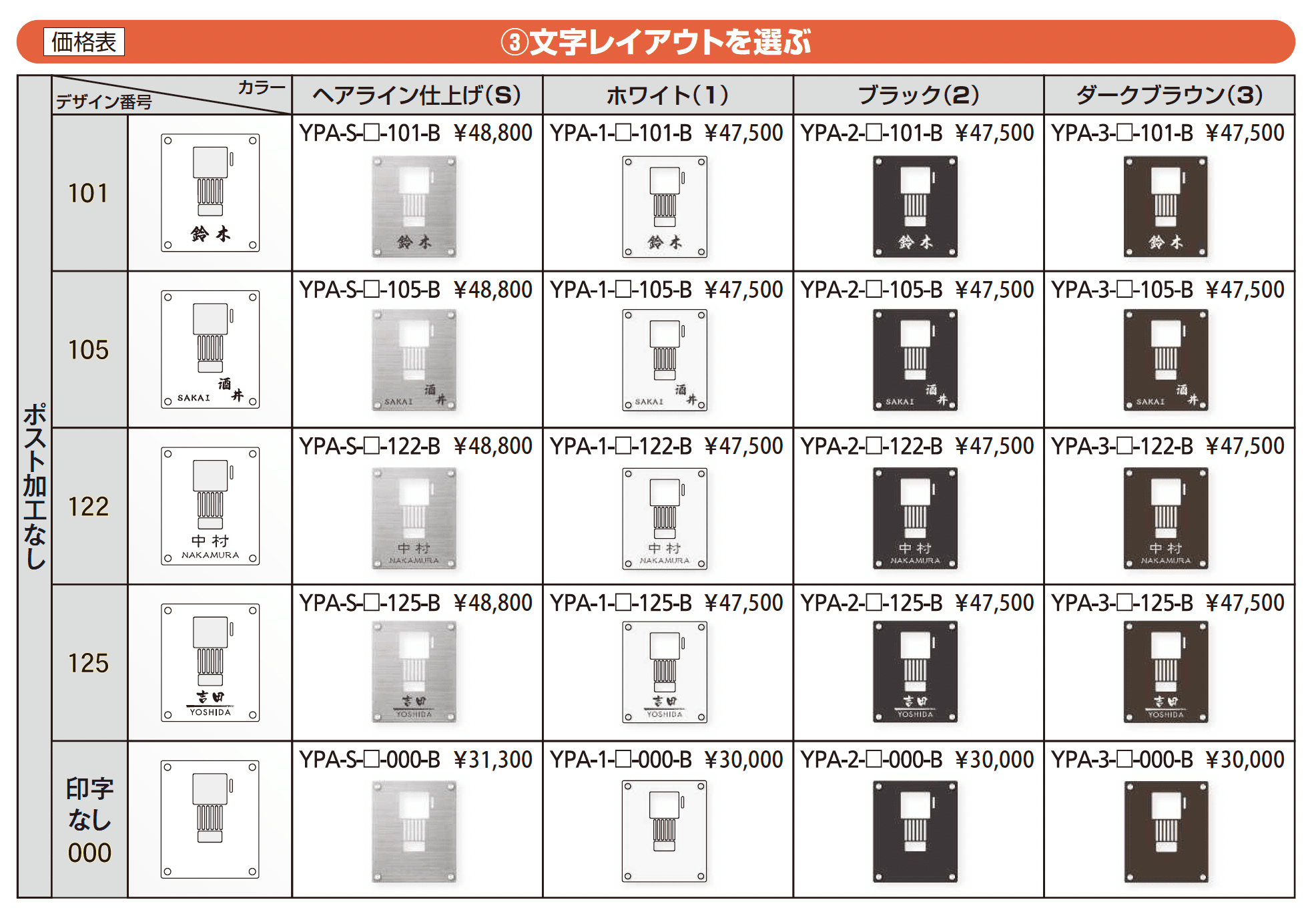 インターホンカバーユニット A規格型_価格_1