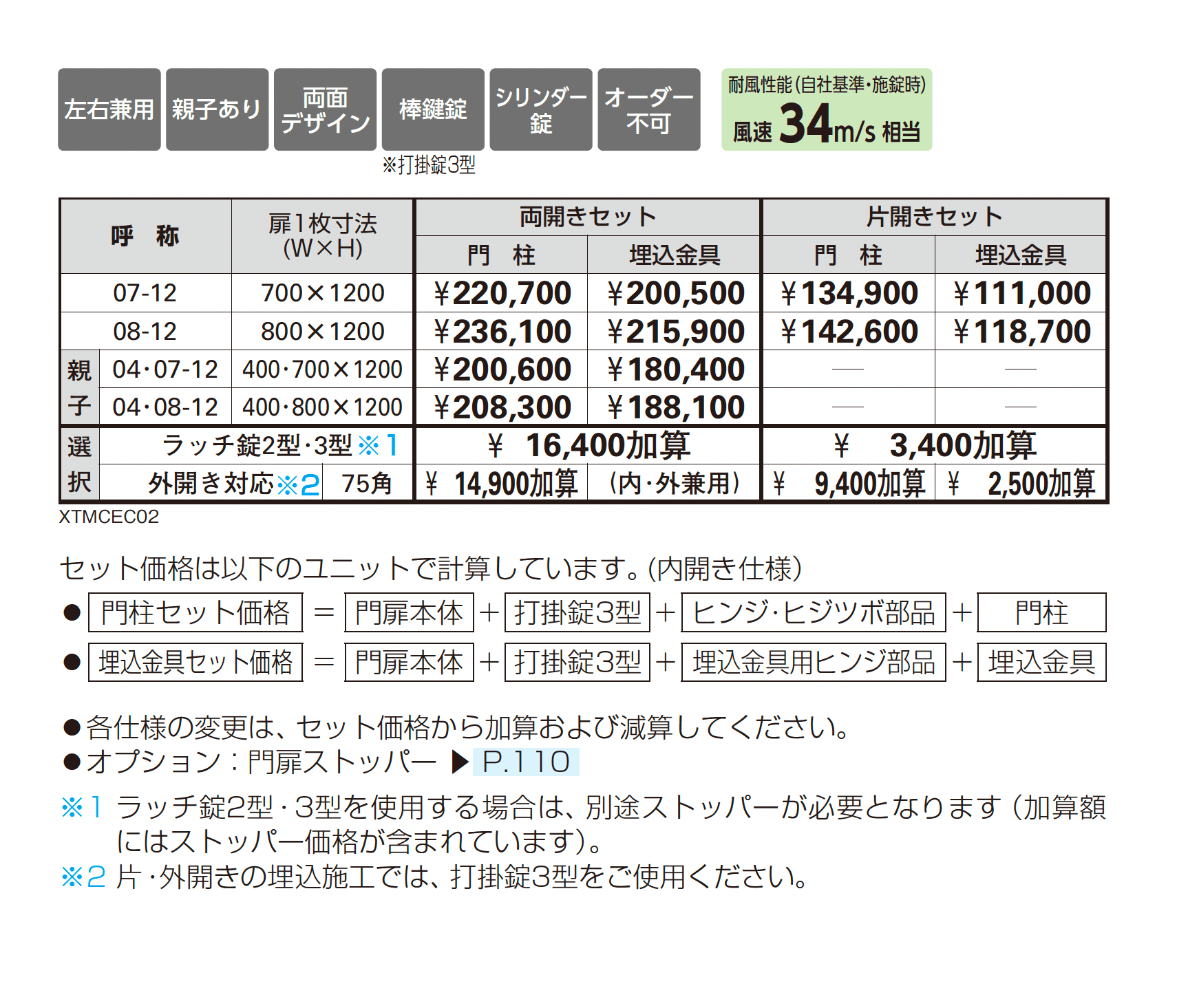 シャローネ 門扉 EC02型 ラチス_価格_1