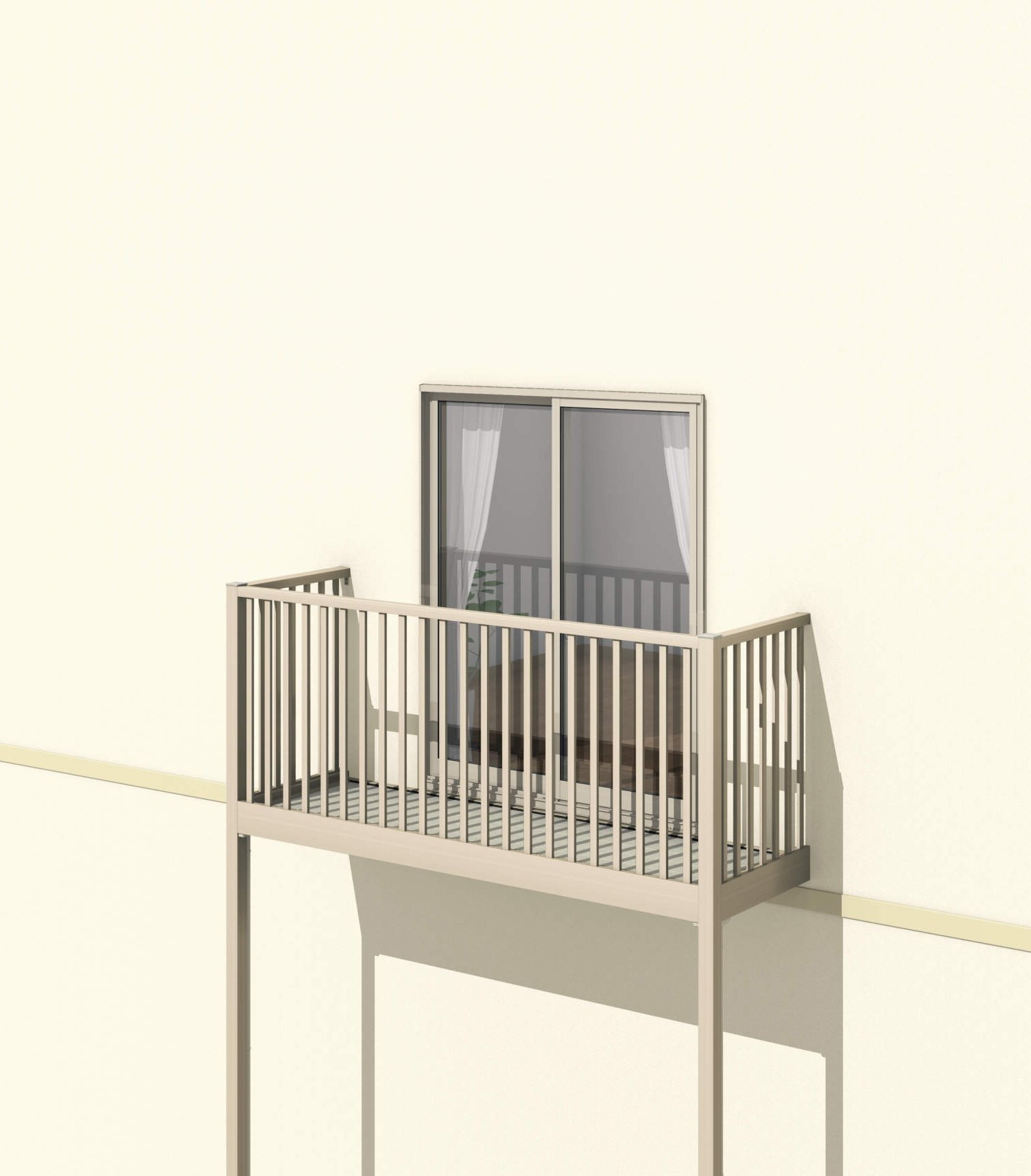 三協アルミの「オルネ(柱建て式 たて太格子)」