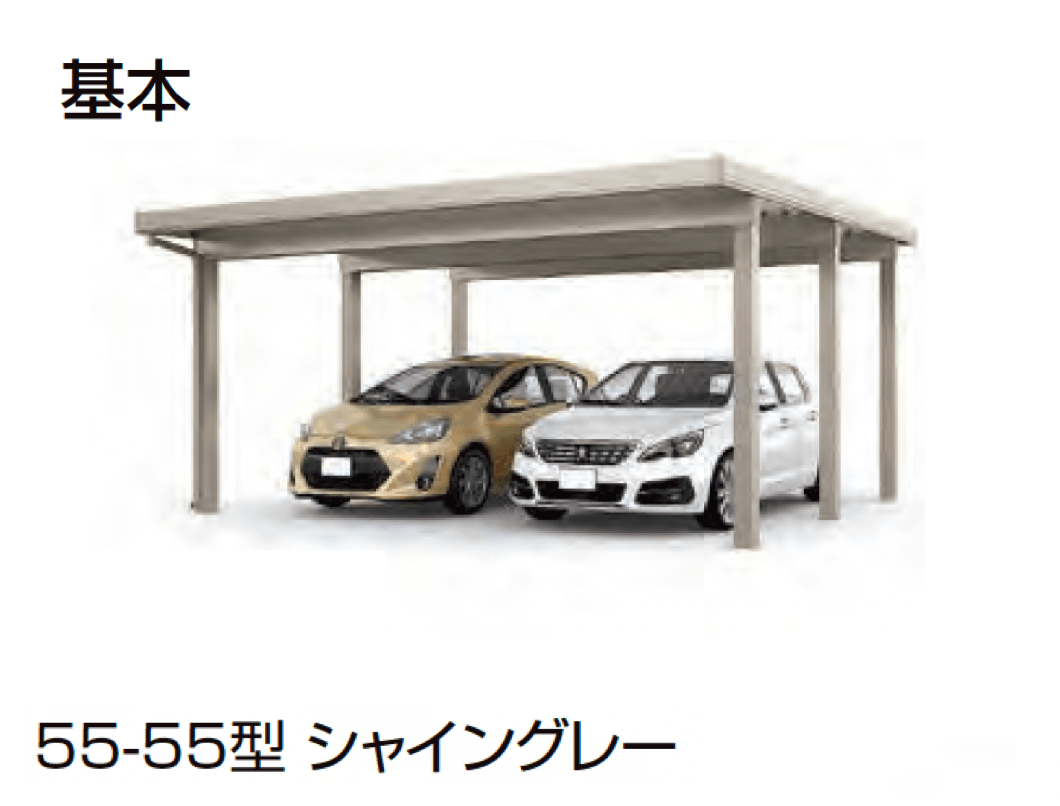 LIXILの「カーポートST 4500タイプ 2台用」のサブ画像6
