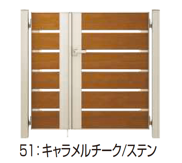 YKK APの「ルシアス 門扉 YS4型 横スリット【2025年6月発売】」のサブ画像5