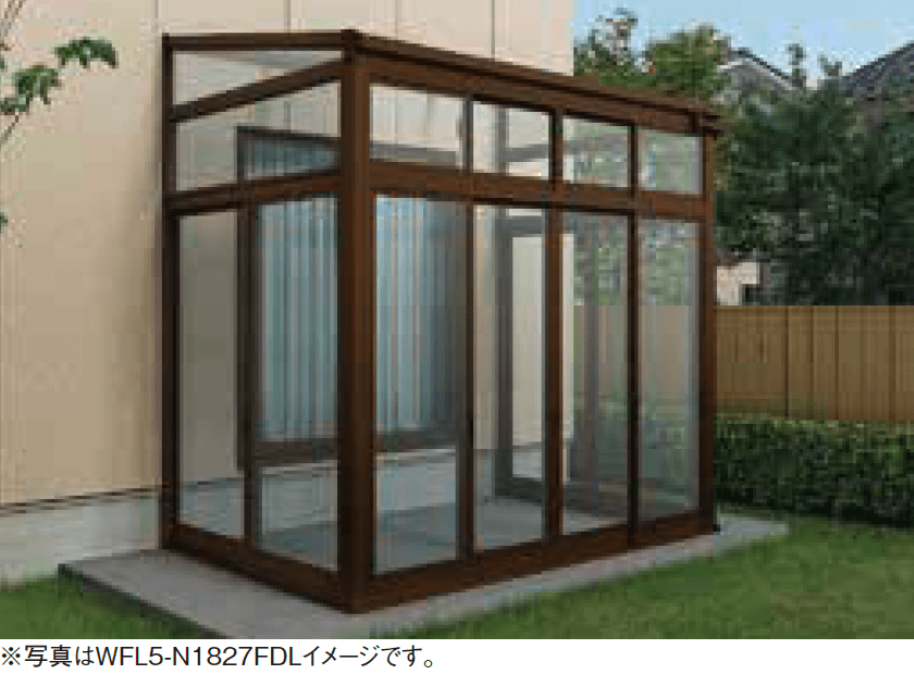 大仙の「ソレイドテラス囲い ノーマルサッシ(ランマ引違い)【土間仕様】」のサブ画像1