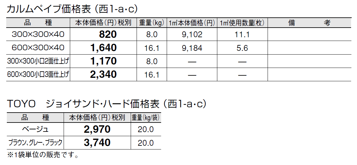 カルムペイブ【2024年版】_価格_3