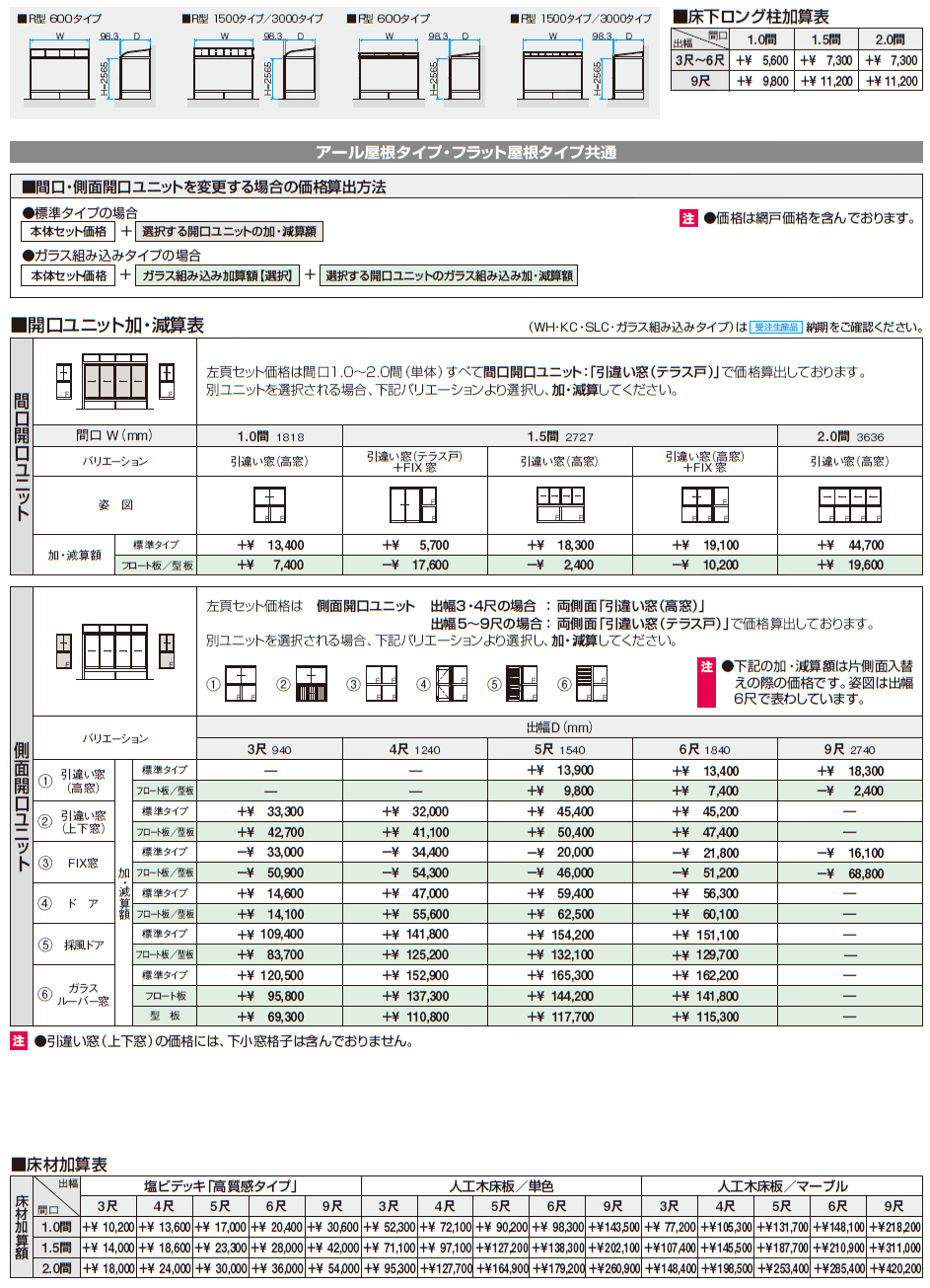 晴れもようwith(床仕様/ランマなし H20サイズ 関東間)【2024年版】_価格_2
