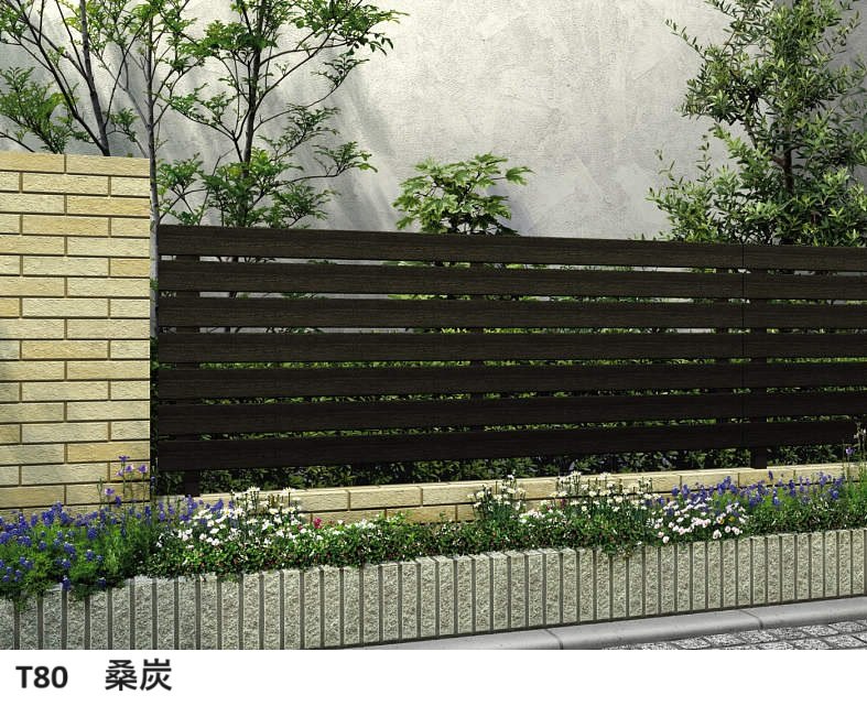YKK APの「ルシアス フェンス H07型 リブモール」