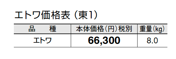 エトワ【2024年版】_価格_1