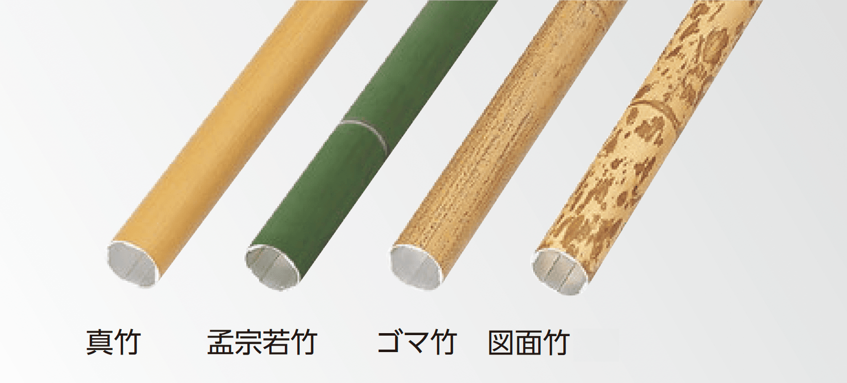 タカショーの「アル銘竹®︎四ツ目竹」