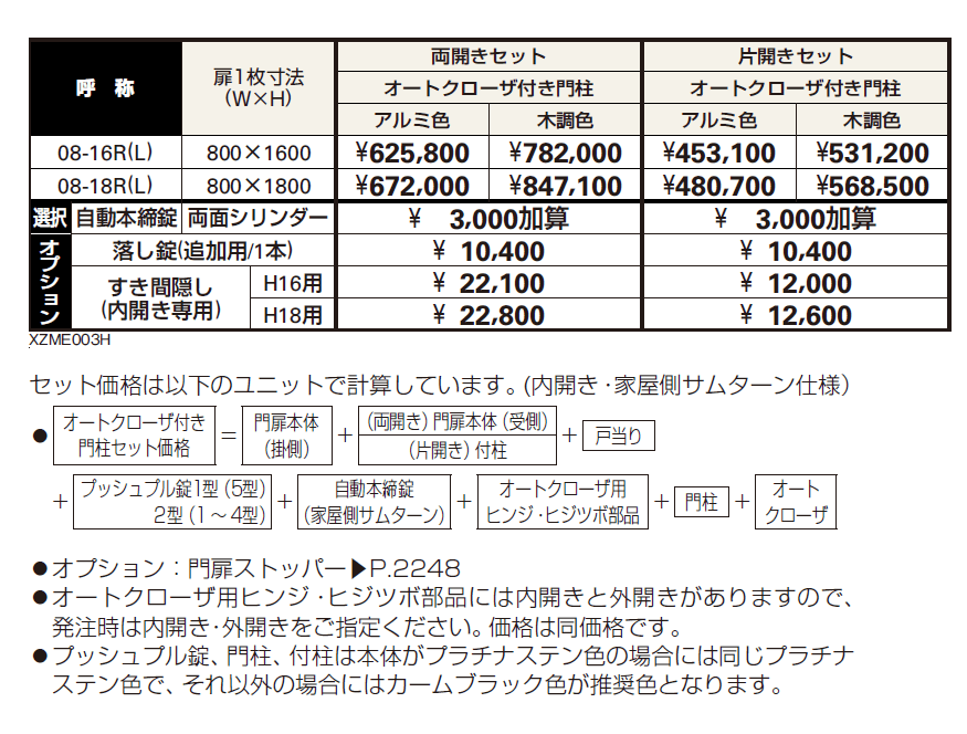 〔共用門扉〕エクスティアラ 門扉5型【2024年版】_価格_1