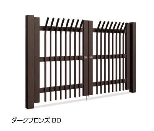 三協アルミの「フレラインフォルテ6型 忍び返しタイプ 格子タイプ かんぬき錠」のサブ画像2