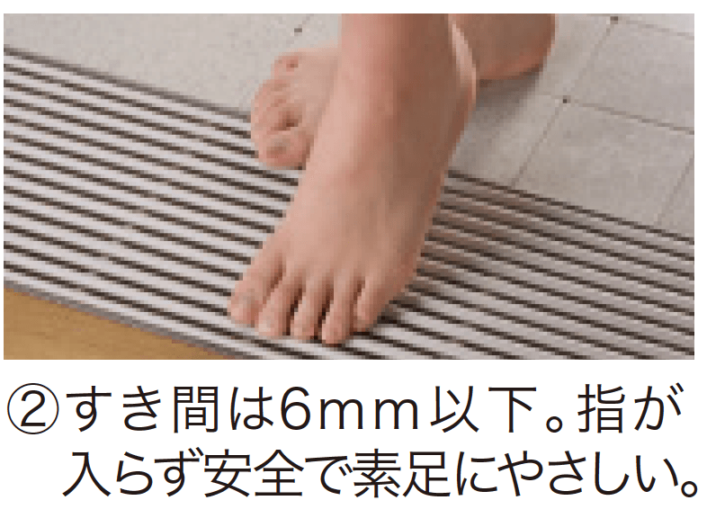 ゆとりの「セーフティグレーチング ノンスリップ樹脂製(屋内用) 【2022年版】」のサブ画像4