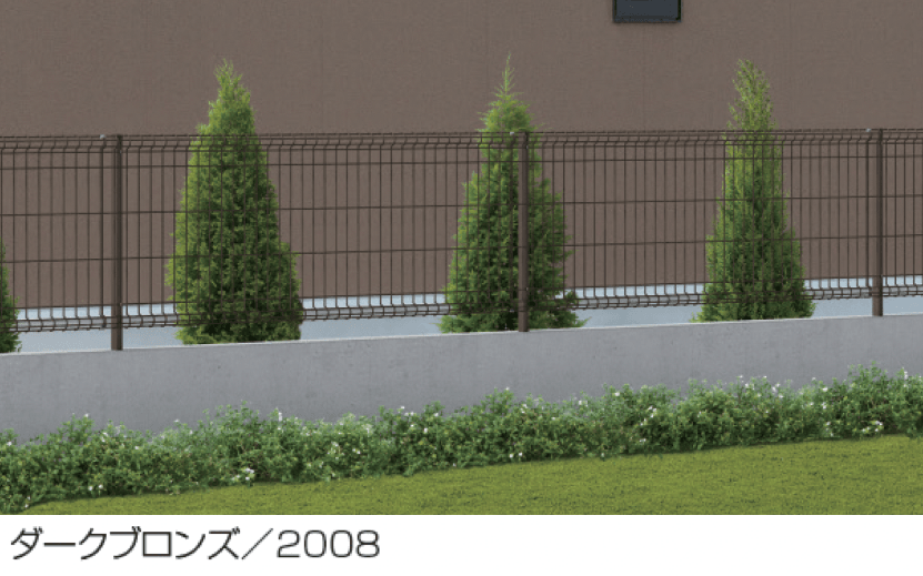 三協アルミの「ユメッシュE型フェンス フリー支柱タイプ」のサブ画像2